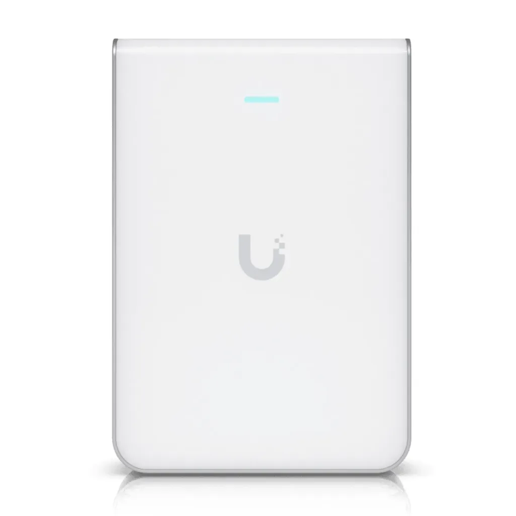 [U7-PRO-Wall] Ubiquiti - Punto de Acceso UniFi WiFi 7 Con Diseño de Pared Tribanda en 2.4, 5 y 6 GHz Hasta 10.688 Gbps Puerto Ethernet 1/2.5 GbE 300+ Clientes Simultáneos