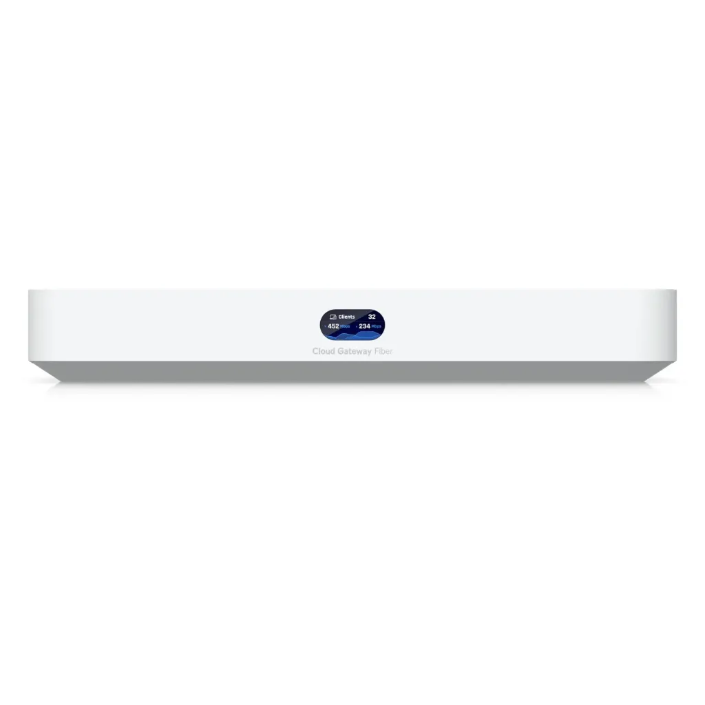 [UCG-Fiber] Ubiquiti - Router y Gateway (Todo en Uno) de 10G Diseñado para Escritorio con Switch Integrado de 4 Puertos 2.5 GbE y 1 Puerto 10G SFP+ Compatibilidad Total con Full Stack UniFi