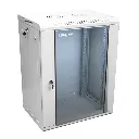[WM6415-450-RAL7035] Onlink - Rack de Pared [15U] Cerrado Fijo 600x450x769mm con 3 Cerraduras y Puerta de Vidrio [Gris Luminoso]