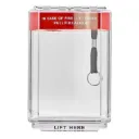 [DHI-HY-PC03S] Dahua - Cubierta Protectora para Estación Manual de Alarma con Sirena Integrada Plástico ABS Montaje en Pared Dimensiones 206x142x105 mm Certificación CE [WisuAlarm]