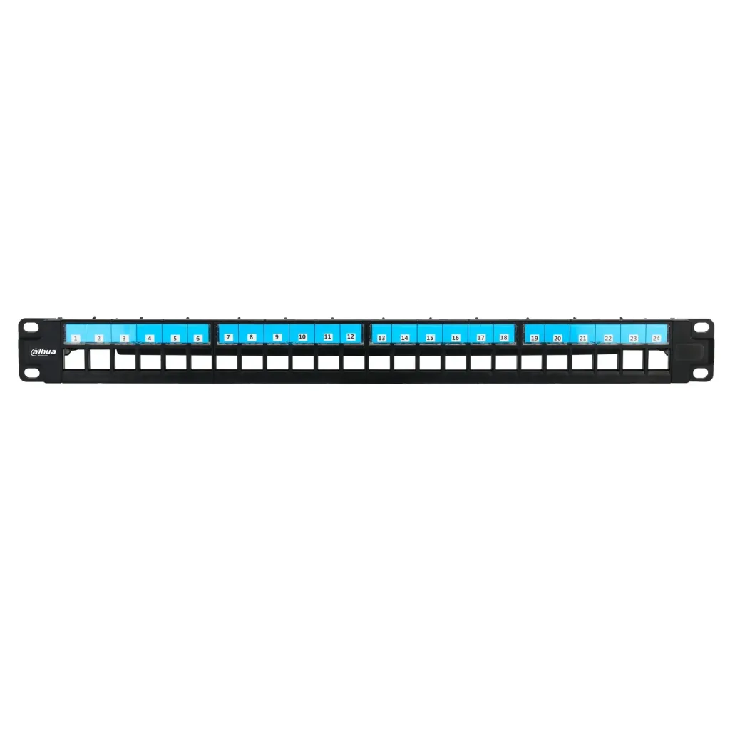 [DH-PFM3973M-24] Dahua - Patch Panel para Montaje en Rack Modular 24 Puertos 1U 19" (Vacío)