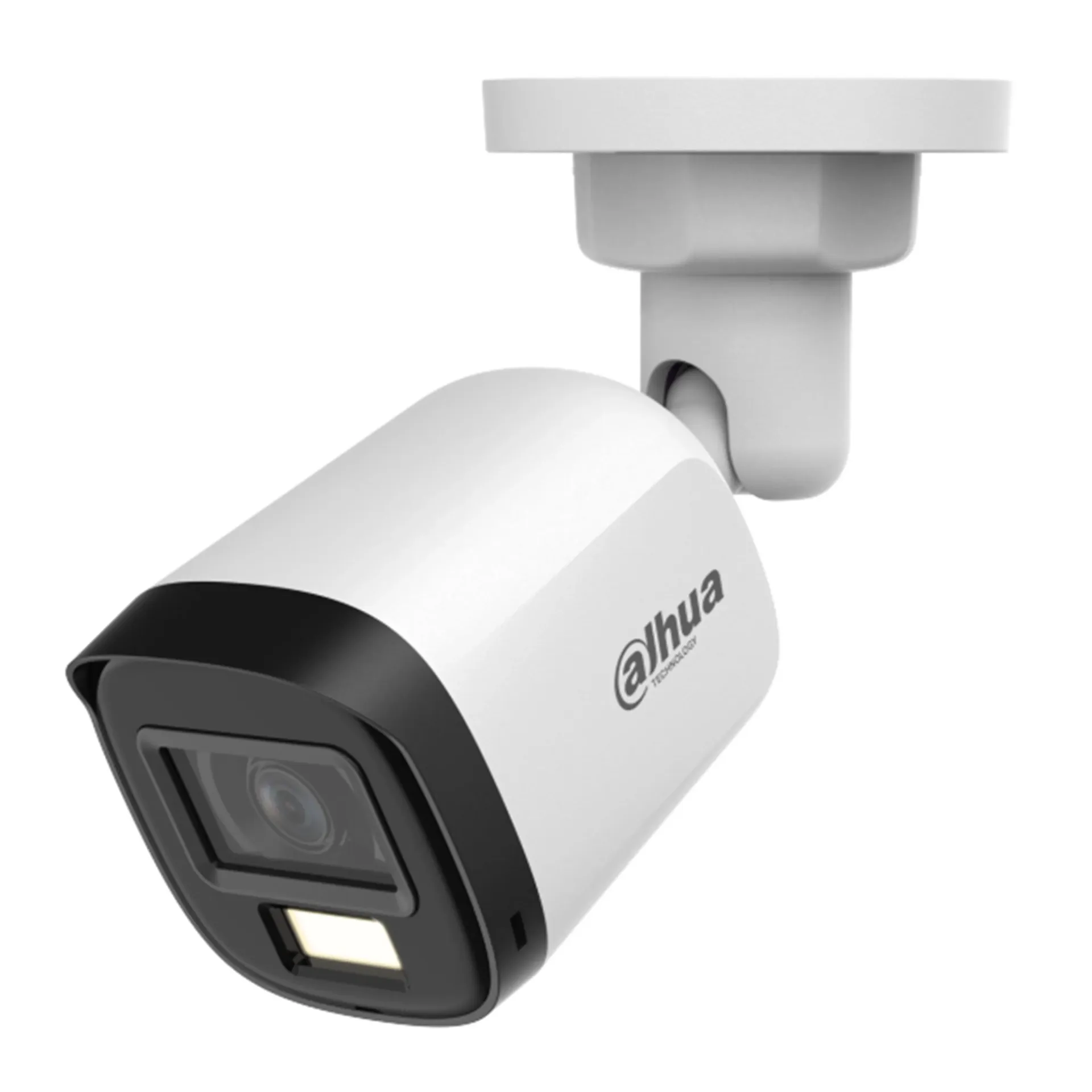 [DH-HAC-B1A51N-U-IL-A-0280B-S3-DIP] Dahua - Cámara Bullet HDCVI [5MP] Smart Dual Light con Micrófono Integrado, Lente 2.8mm, IR 30m, Luz Cálida 20m, Selector DIP e IP67 [Serie Cooper]