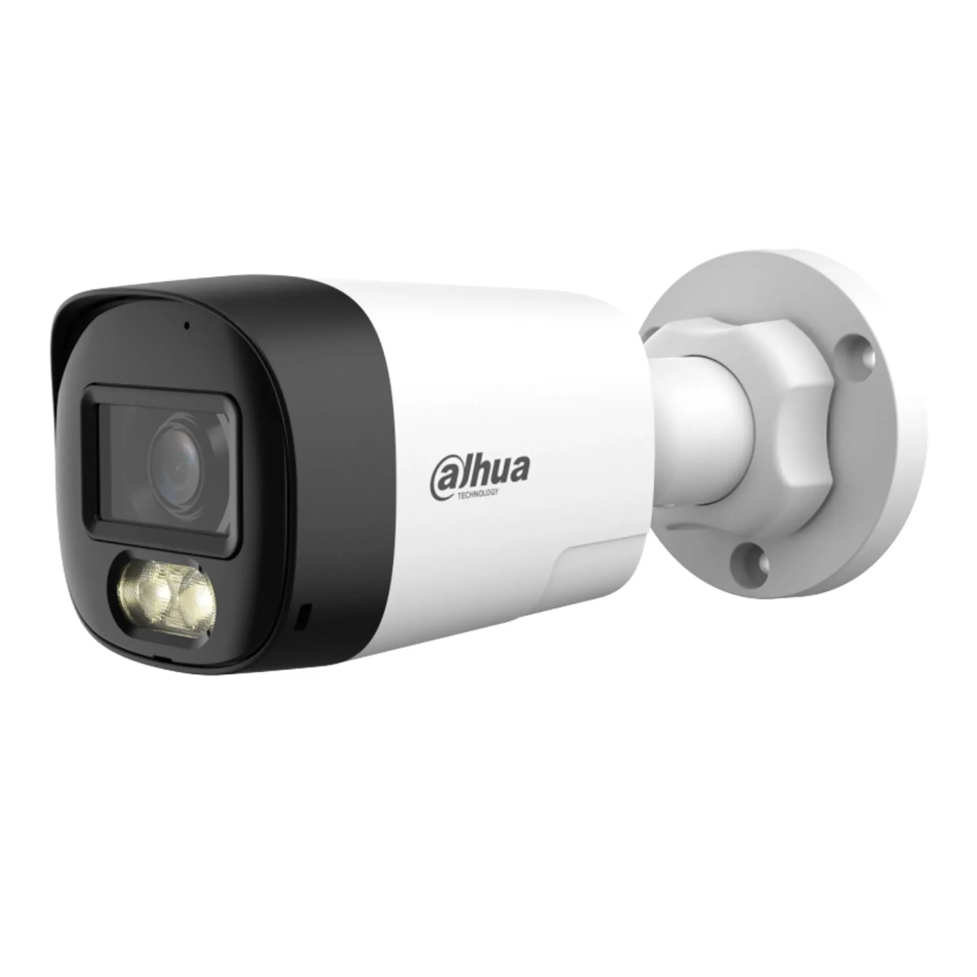 [DH-HAC-HFW1200RLN-IL-T-0280B-DIP] Dahua - Cámara Bullet HDCVI 1080P [2MP] Lente 2.8mm, Smart Dual Light hasta 30m, Audio Bidireccional, Micrófono y Altavoz, Smart Light+, 3D NR, IP67 [Serie Lite]