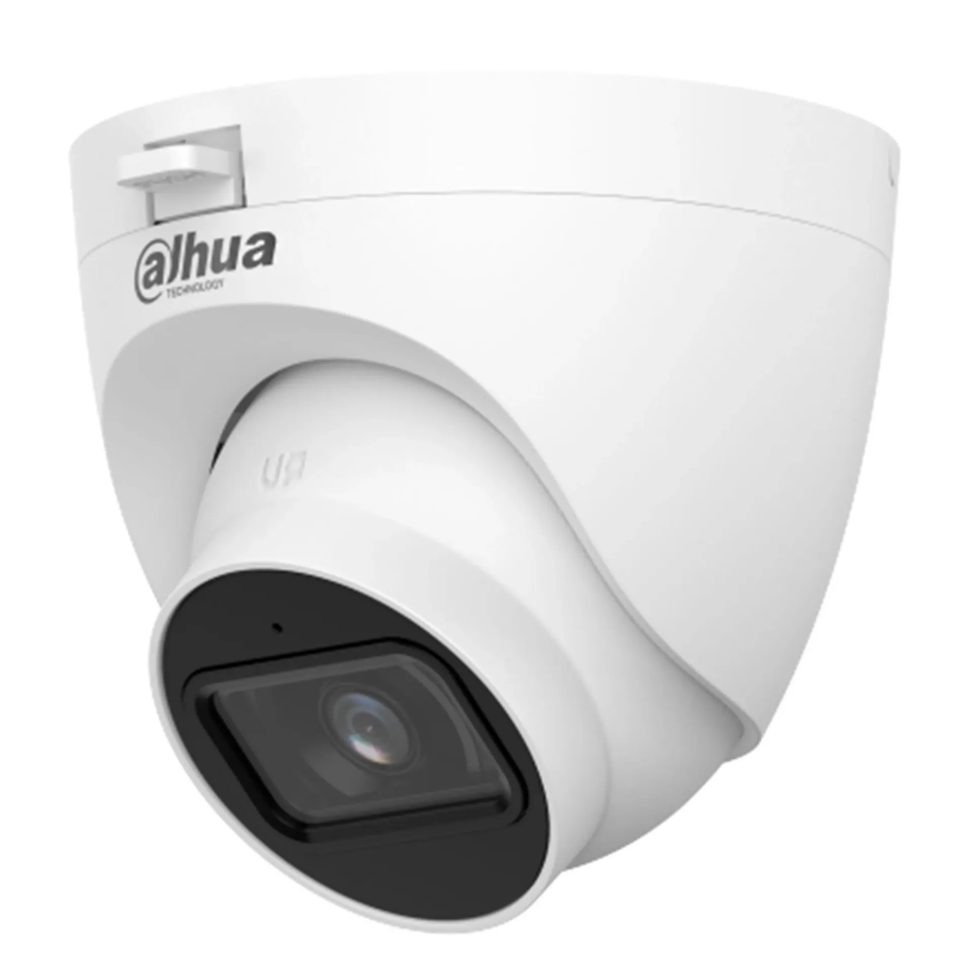 [DH-HAC-HDW1500TRQN-A-0280B-S3-DIP] Dahua - Cámara Domo Turret HDCVI 5MP 16:9 Lente 2.8mm F1.6 Starlight, Smart IR 25m, Micrófono Integrado, 3D NR, 4 Formatos CVI/TVI/AHD/CVBS, IP50 [Serie Lite]