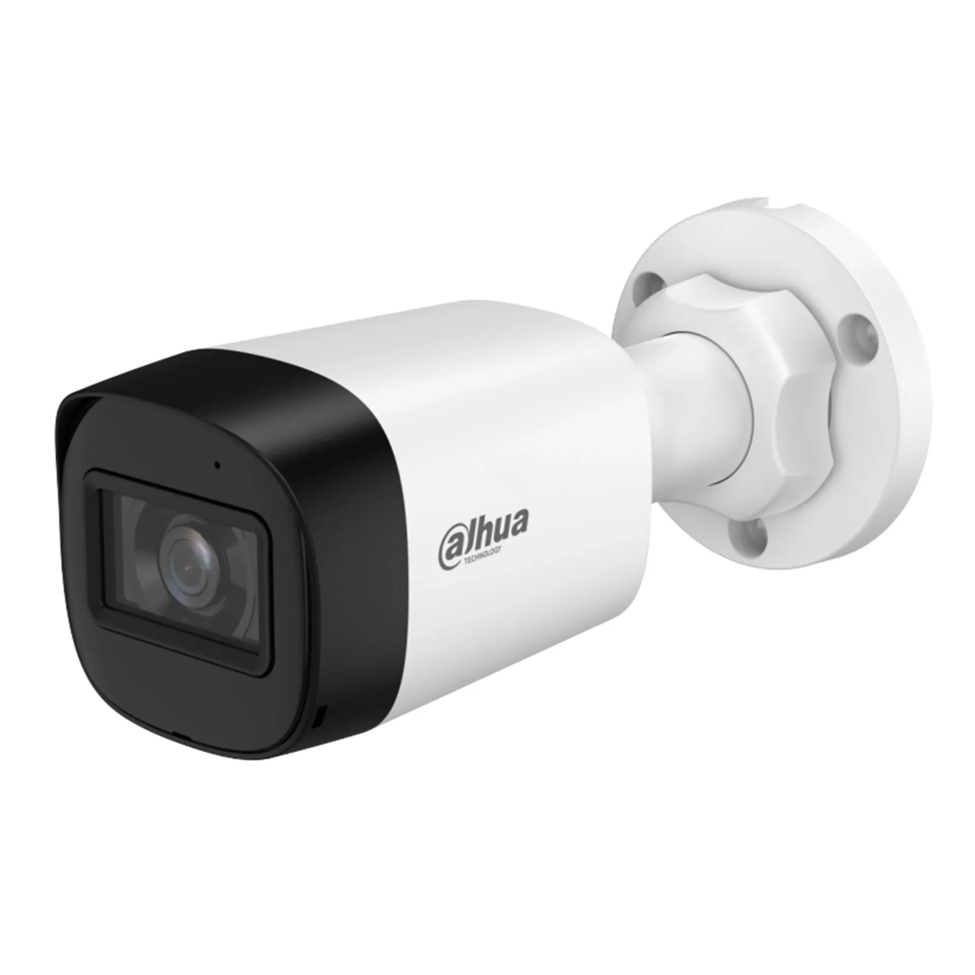 [DH-HAC-HFW1500RLN-A-0280B-S3-DIP] Dahua - Cámara Bullet HDCVI 5MP 16:9 Lente 2.8mm F1.6 Starlight, Smart IR 30m, Micrófono Integrado, 3D NR, 4 Formatos CVI/TVI/AHD/CVBS, IP67 [Serie Lite]