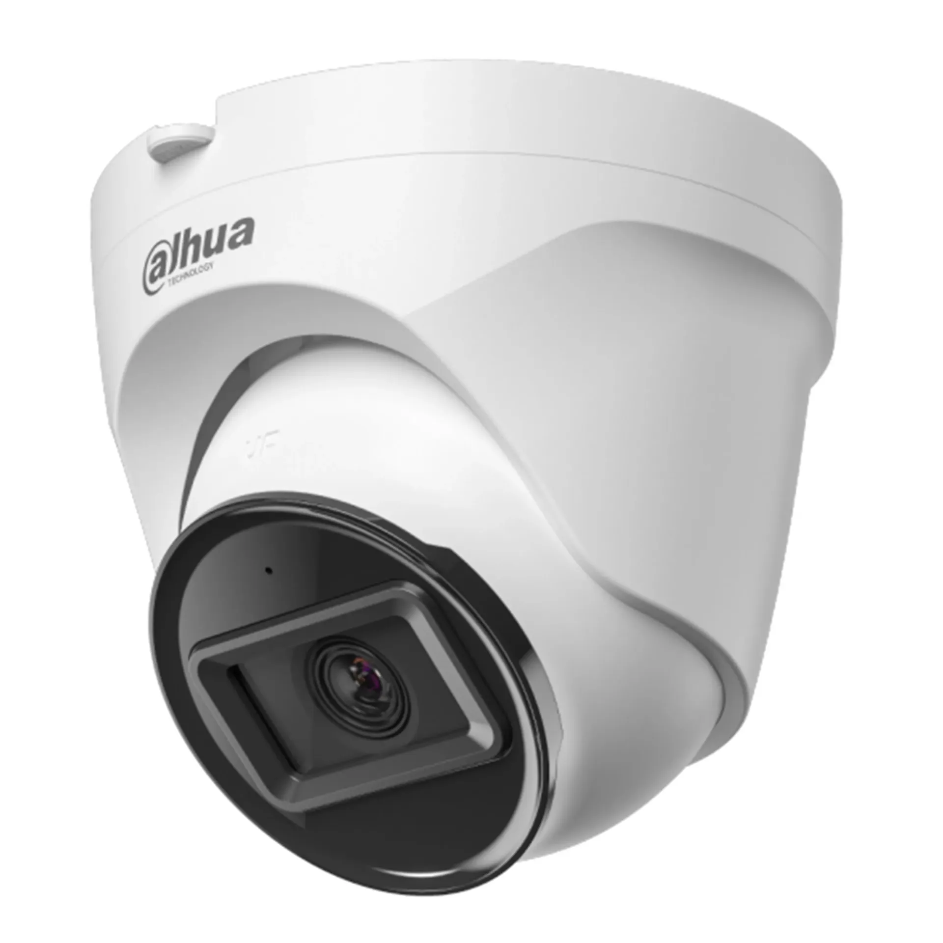 [DH-IPC-T1E20P-0280B-S3] Dahua - Cámara Domo Turret IP 1080P [2MP] Lente 2.8mm, IR 30m, Detección de Personas, Smart H.265+, DWDR, PoE, IP67 [Serie ECO]