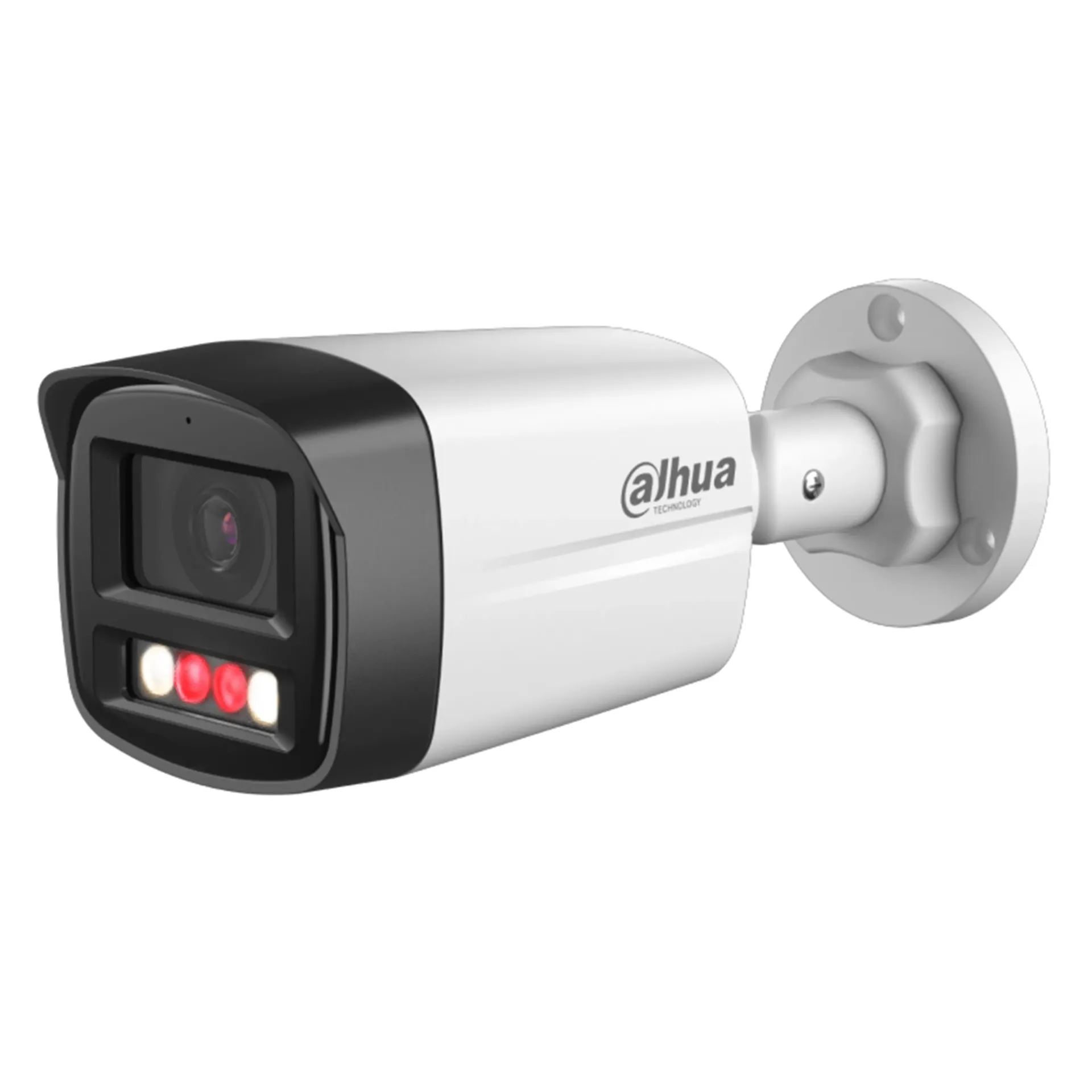 [DH-IPC-HFW1239TL1P-A-IL-0280B-S7] Dahua - Cámara Bullet IP 1080P [2MP] Lente 2.8mm Smart Dual Light, IR 30m / Luz Cálida 20m, SMD Plus, Micrófono Integrado, Super AI Coding, PoE, IP67 [Serie Entry]