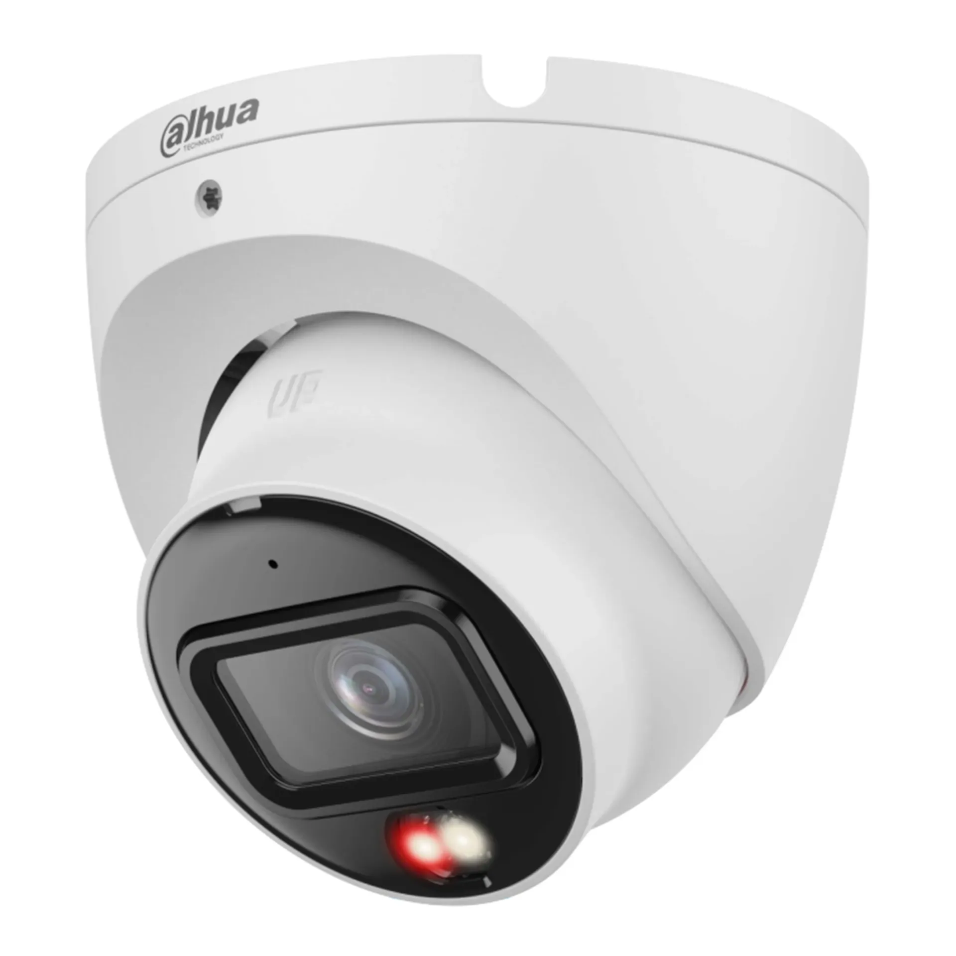 [DH-IPC-HDW1639TP-A-IL-0280B-S6] Dahua - Cámara Domo Turret IP 6MP Lente 2.8mm Smart Dual Light con Micrófono PoE [Serie 1]