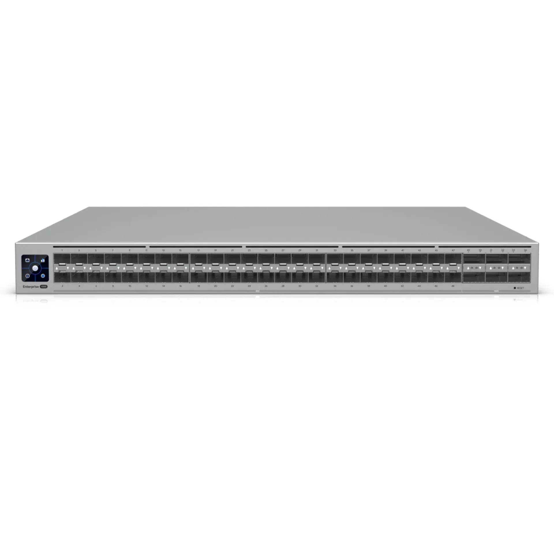 [ECS-Aggregation] Ubiquiti - UniFi Enterprise Campus, Switch de Agregación Capa 3 con 48 SFP28 de 25G + 6 QSFP28 de 100G, Conmutación de 3,6 Tbps, MC-LAG y Doble Fuente Hot-Swap