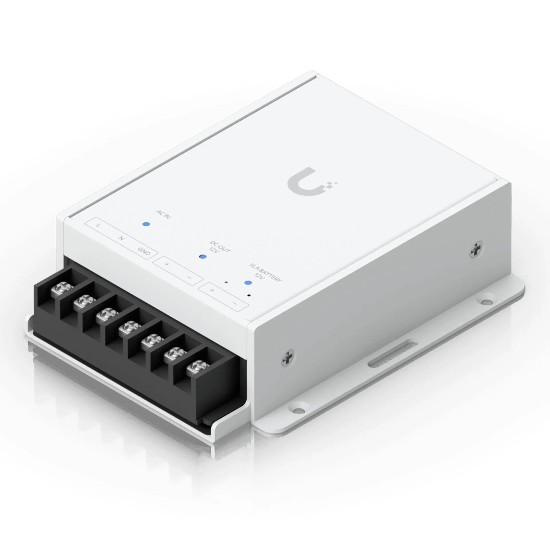 [UACC-Retrofit-PSU-12V] Ubiquiti - UniFi Access, Fuente para Retrofit Hub de 12 V DC / 5 A, Entrada Universal 100–240 V AC y Soporte de Batería SLA de 12 V para Respaldo Eléctrico