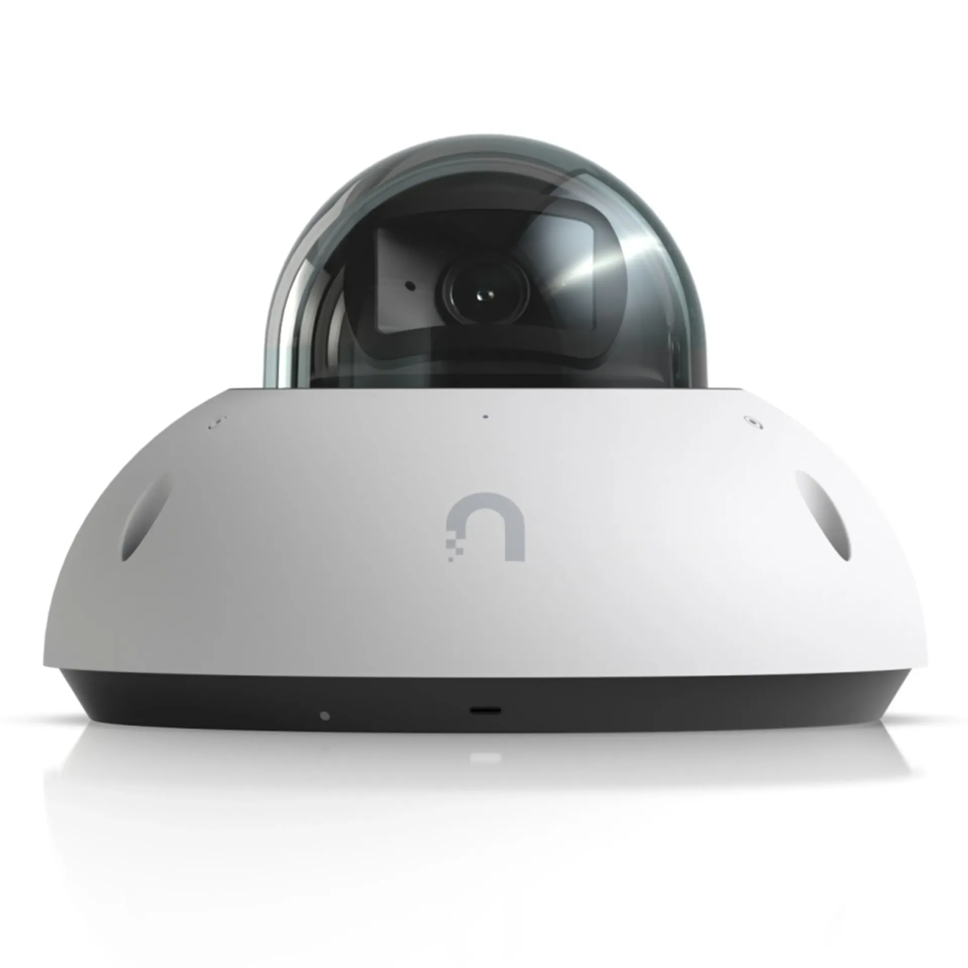 [UVC-G6-Dome-W] Ubiquiti - UniFi Protect G6 Dome, Cámara Domo 4K [8MP] con Sensor de 1/1,8 pulgadas, IR de 30 m, Reconocimiento Facial y de Matrículas, Micrófono, PoE y Protección IP66/IK10
