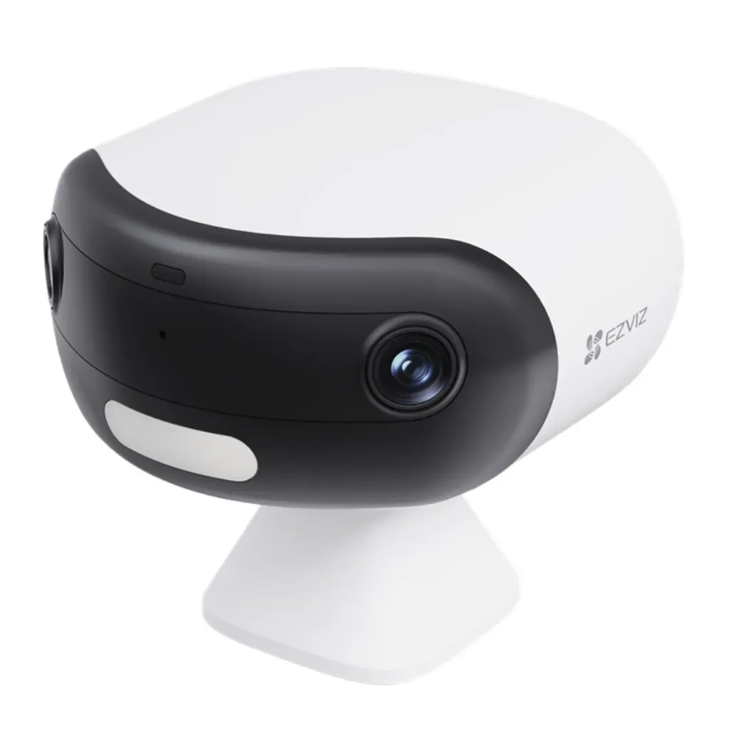 Kit Cámara IP CB30 Dual 3K [5MP] + [5MP] Wi-Fi 2.4GHz Batería 5200mAh Panorámica 180° Base Magnética Visión Nocturna a Color Exterior IP65