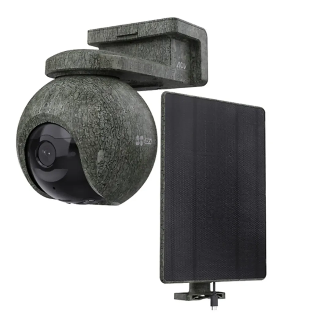 Kit Cámara IP PT EB8 Pro Ranger 4K [8MP] 4G + Wi-Fi 6 Lente 4mm Batería 10400mAh Panel Solar 8W AOV 2.0 Audio Bidireccional Exterior IP65
