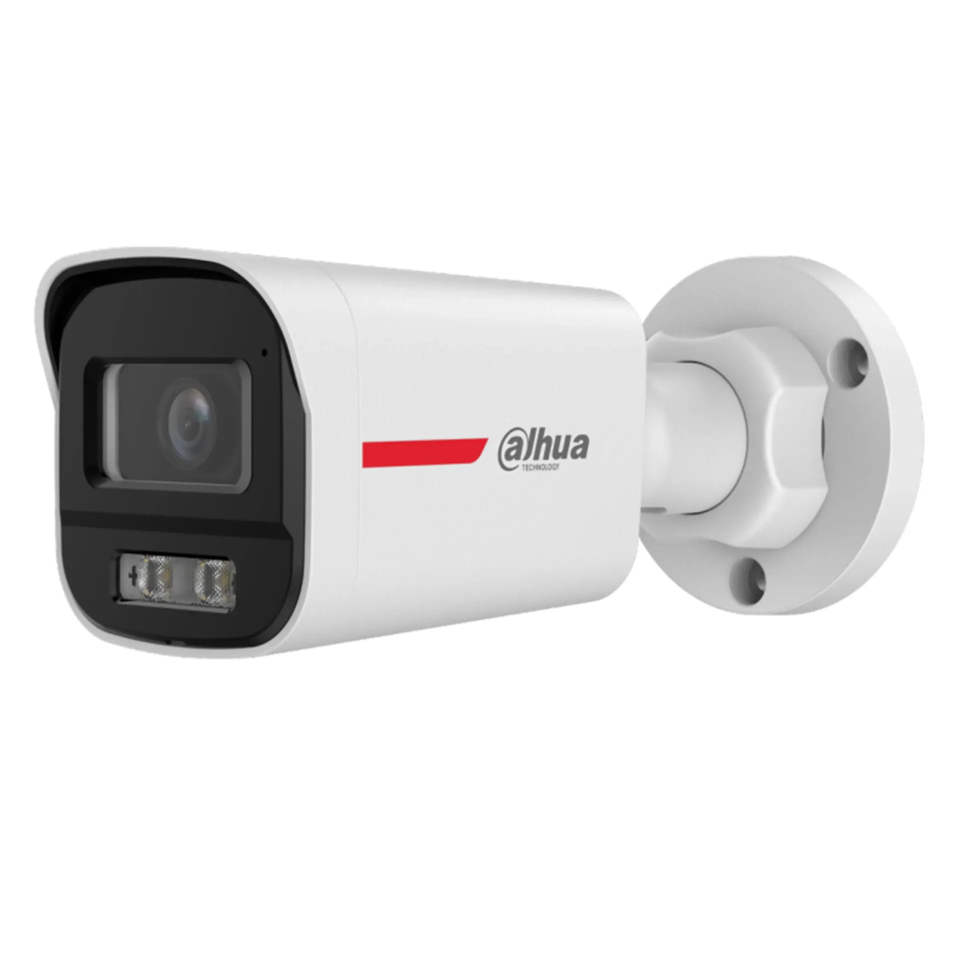 Cámara Bullet HDCVI 1080P [2MP] Lente 2.8mm F1.6 WizColor AI-ISP, Smart Dual Light, IR 30m / Luz Cálida 30m, Micrófono Integrado, Smart Light+, IP67 [Serie Lite]