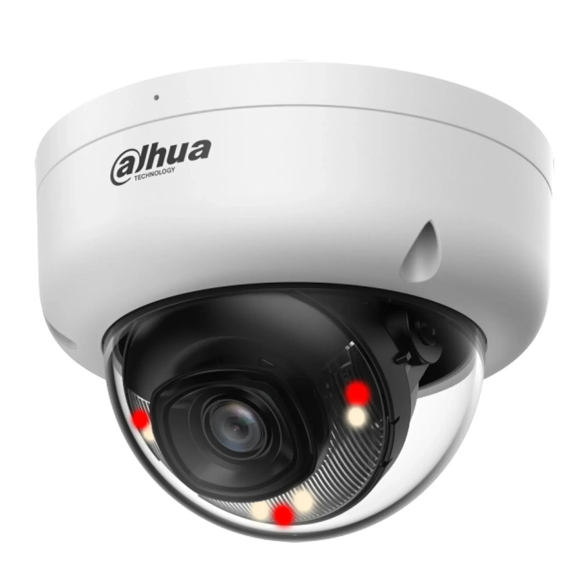 Cámara Domo IP 4MP Lente 2.8mm Smart Dual Light con Micrófono PoE [Serie 1]